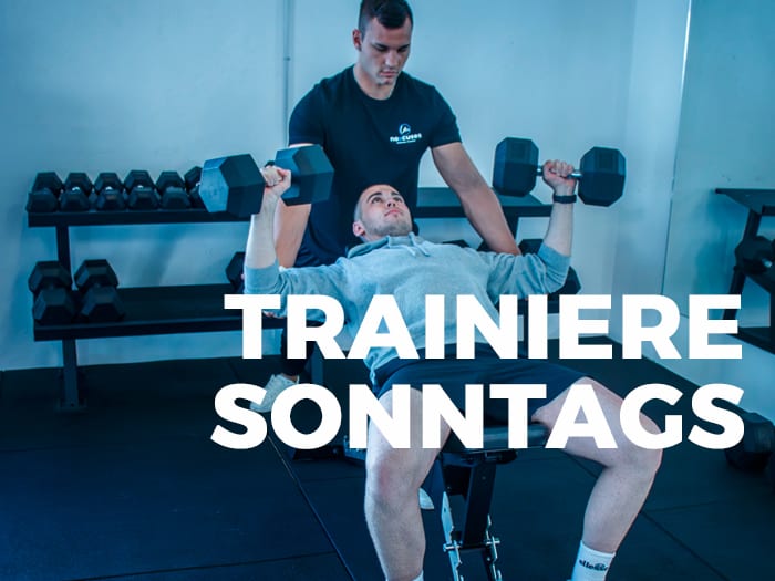 Personal Training auch an Sonntagen - Personal Trainer at work