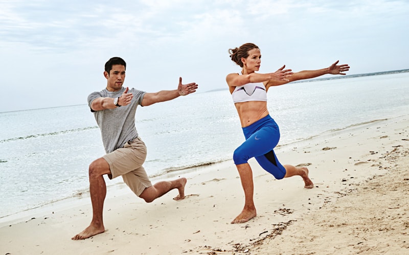Jennifer Lawrence Personal Training Yoga